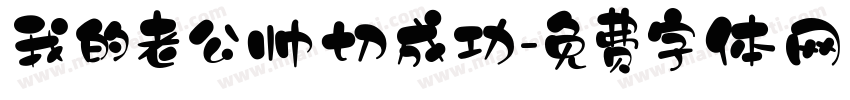 我的老公帅切成功字体转换