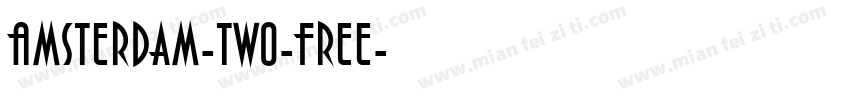 Amsterdam-Two-Free字体转换