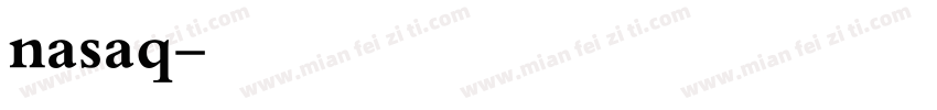 nasaq字体转换