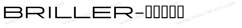 BRILLER字体转换