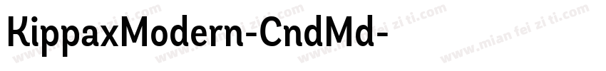 KippaxModern-CndMd字体转换