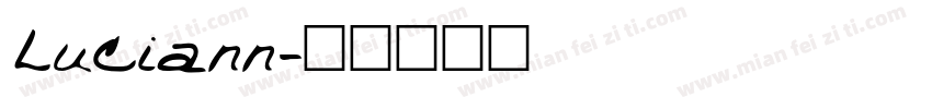 Luciann字体转换