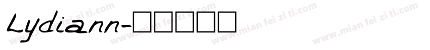 Lydiann字体转换