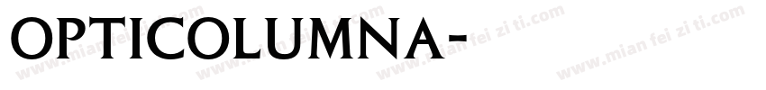 OPTIColumna字体转换