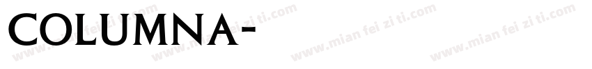 columna字体转换