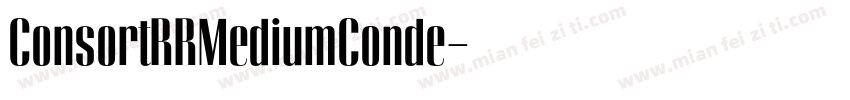 ConsortRRMediumConde字体转换