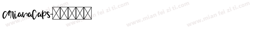ArianaCaps字体转换