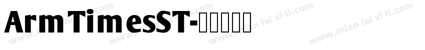 ArmTimesST字体转换