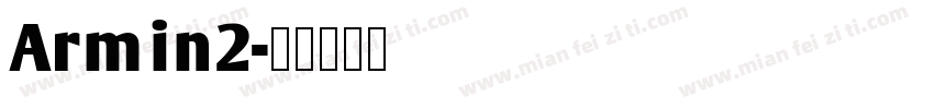Armin2字体转换