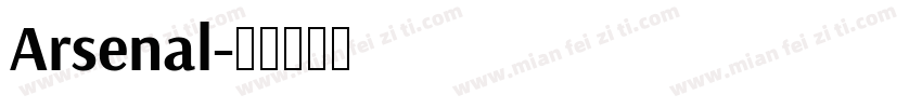 Arsenal字体转换