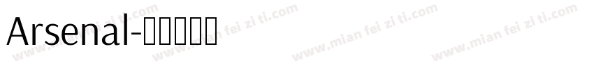 Arsenal字体转换