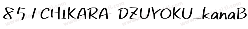 851CHIKARA-DZUYOKU_kanaB_004字体转换