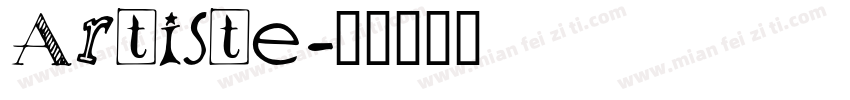 Artiste字体转换