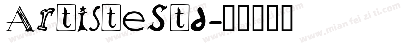 ArtisteStd字体转换