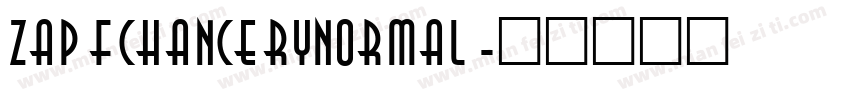 ZapfchanceryNormal字体转换
