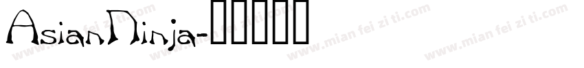 AsianNinja字体转换