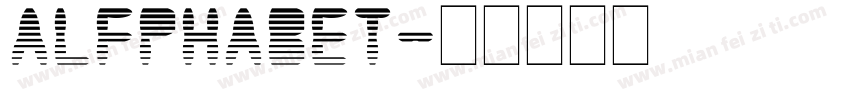 Alfphabet字体转换