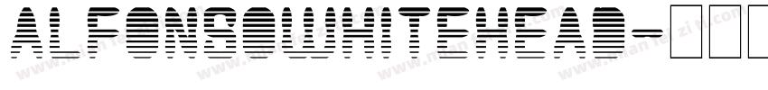 alfonsowhitehead字体转换