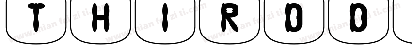 ThirdDegree字体转换