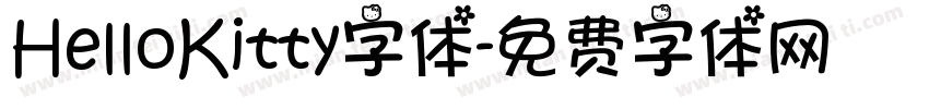 HelloKitty字体字体转换