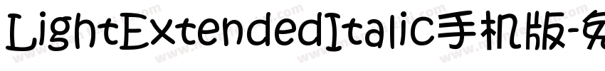 LightExtendedItalic手机版字体转换