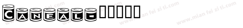 Caneal字体转换