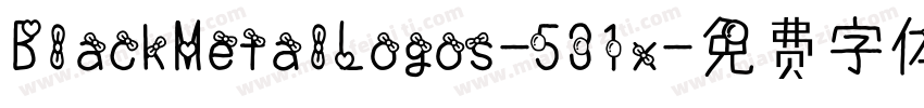 BlackMetalLogos-531x字体转换