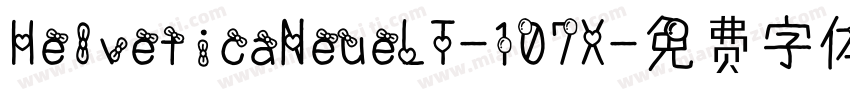 HelveticaNeueLT-107X字体转换