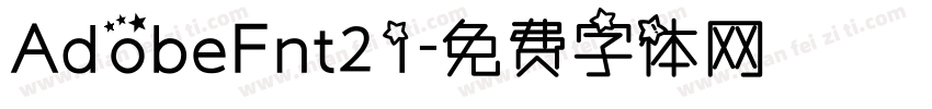 AdobeFnt21字体转换