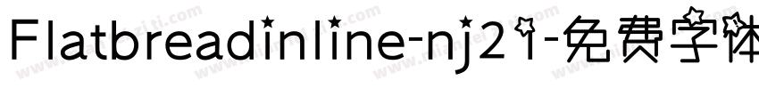Flatbreadinline-nj21字体转换