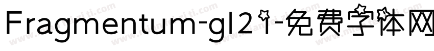 Fragmentum-gl21字体转换