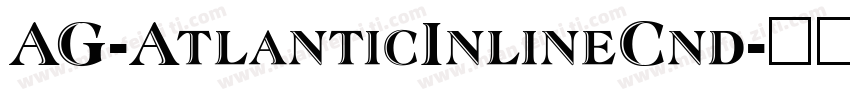 AG-AtlanticInlineCnd字体转换
