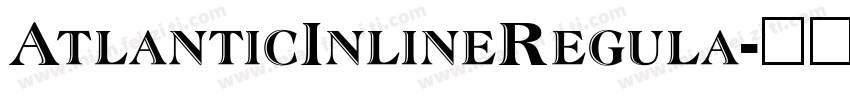 AtlanticInlineRegula字体转换