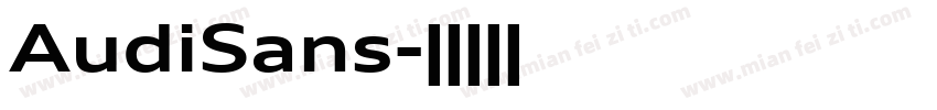 AudiSans字体转换