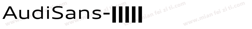AudiSans字体转换