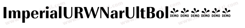 ImperialURWNarUltBol字体转换