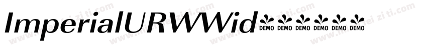 ImperialURWWid字体转换