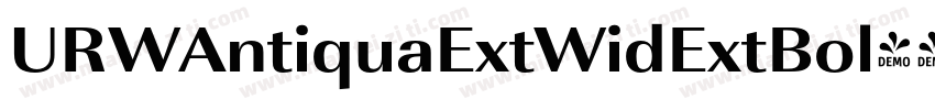 URWAntiquaExtWidExtBol字体转换
