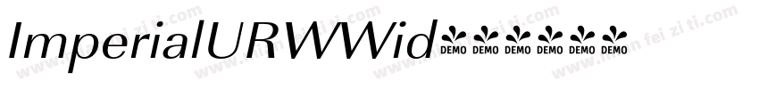 ImperialURWWid字体转换