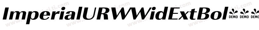 ImperialURWWidExtBol字体转换 ImperialURWWidExtBol字体转换