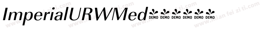 ImperialURWMed字体转换