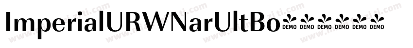 ImperialURWNarUltBo字体转换