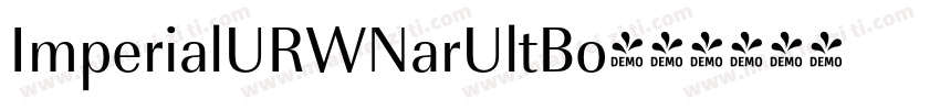 ImperialURWNarUltBo字体转换