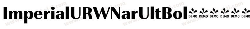ImperialURWNarUltBol字体转换