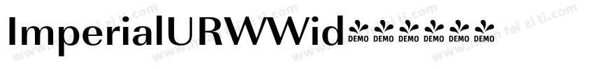 ImperialURWWid字体转换