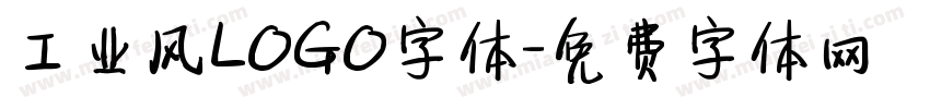 工业风LOGO字体字体转换