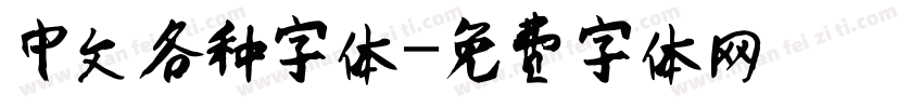中文各种字体字体转换