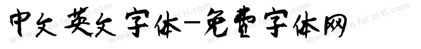 中文英文字体字体转换