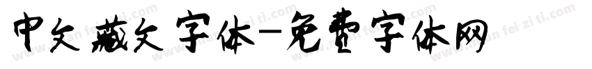 中文藏文字体字体转换
