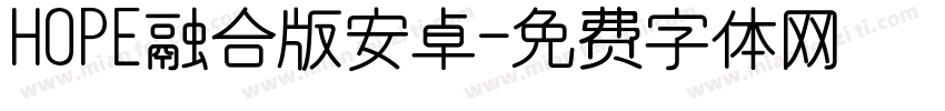 HOPE融合版安卓字体转换